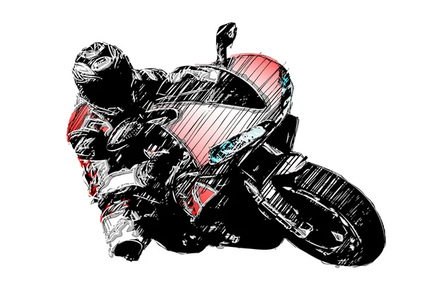 Motocicleta — Vetor de Stock
