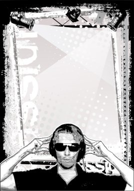 Dj background clipart