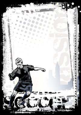 Soccer background clipart