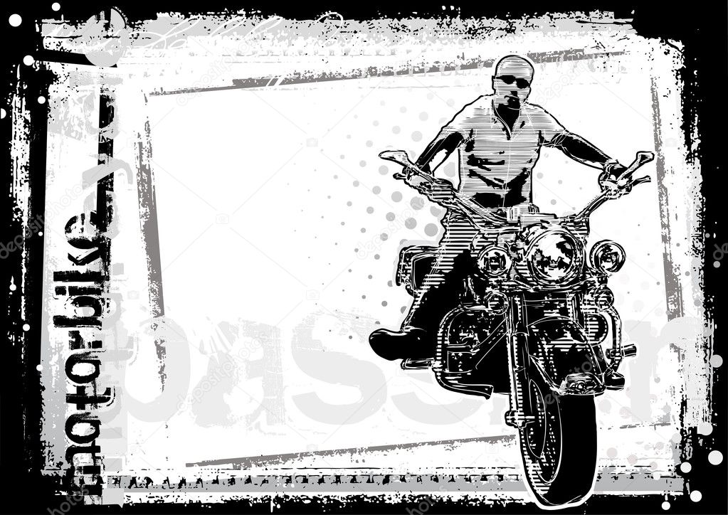 Motorbike poster background 2