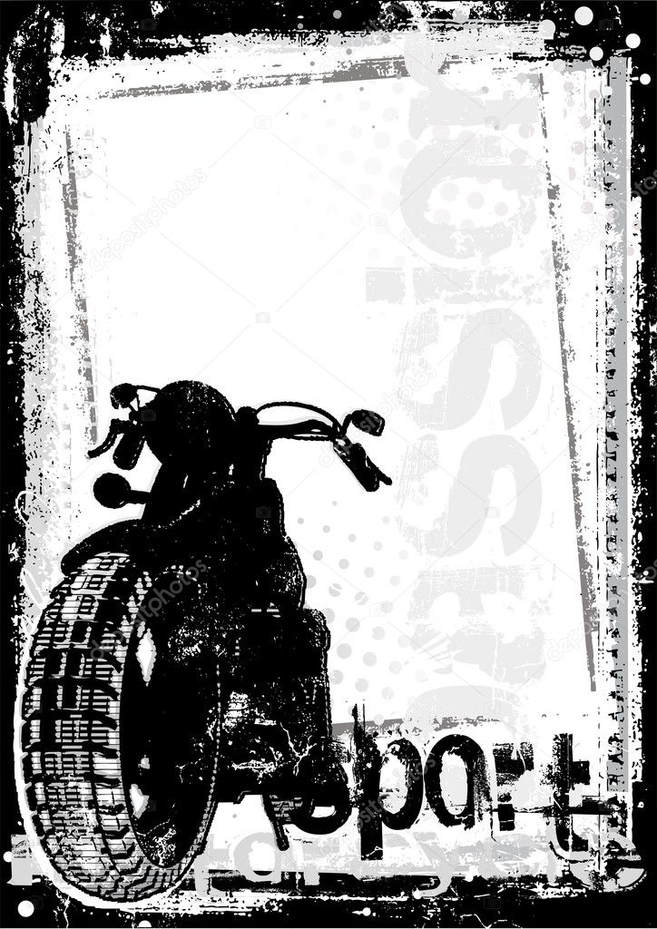 Motorcycle poster background