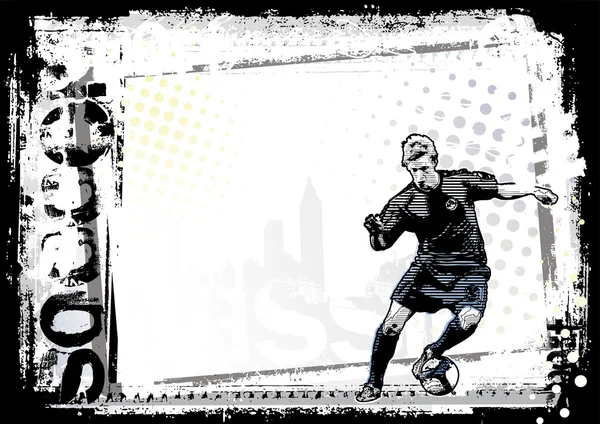 Soccer background 2 — Stock Vector