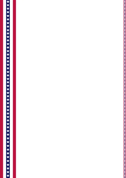 stock image American Flag decoration strips