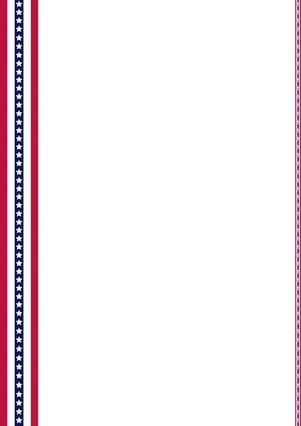Amerikaanse vlag decoratie stroken — Stockfoto