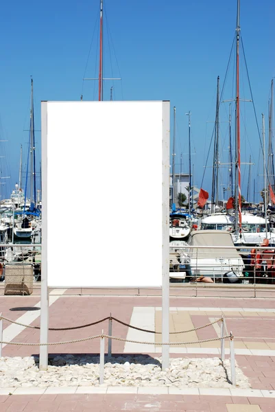 White blank Sign — Stock Photo, Image