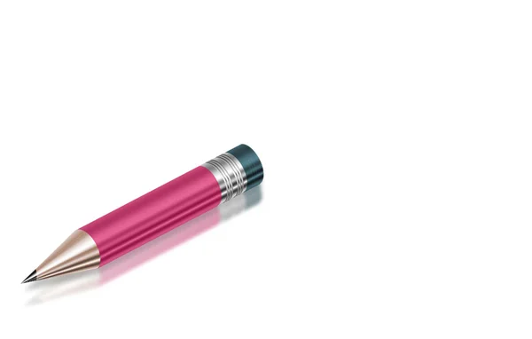 Маленький розовый карандаш — стоковое фото