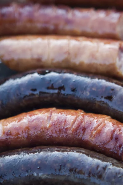 stock image Delicious grilled sausages