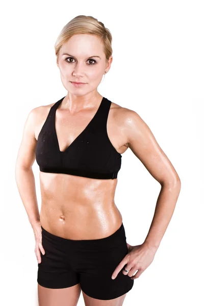 Fitness žena — Stock fotografie