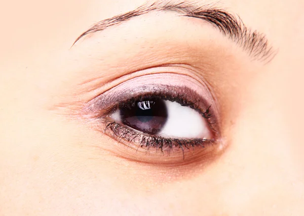 Schöne braune Augen — Stockfoto