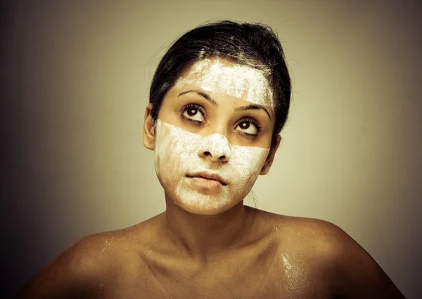 Facial massage. — Stock Photo, Image