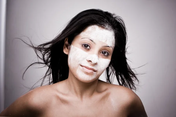 Facial massage. — Stock Photo, Image