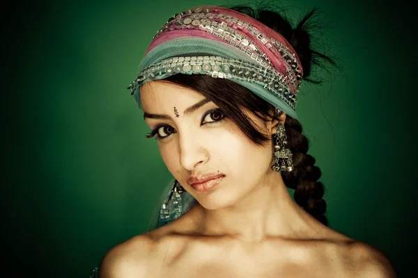 Indiska flicka — Stockfoto