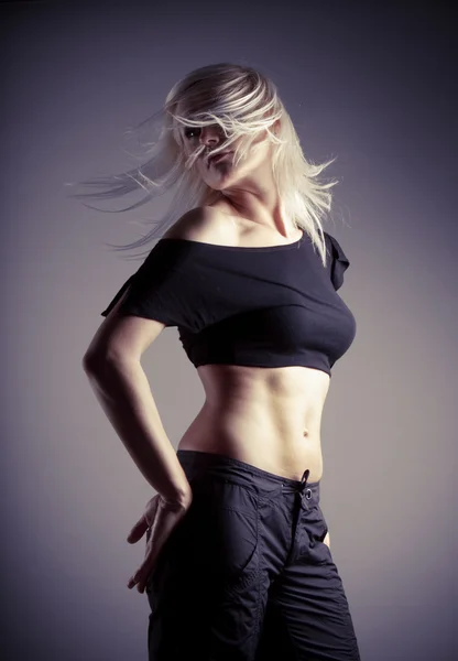 Atractiva mujer fitness — Foto de Stock
