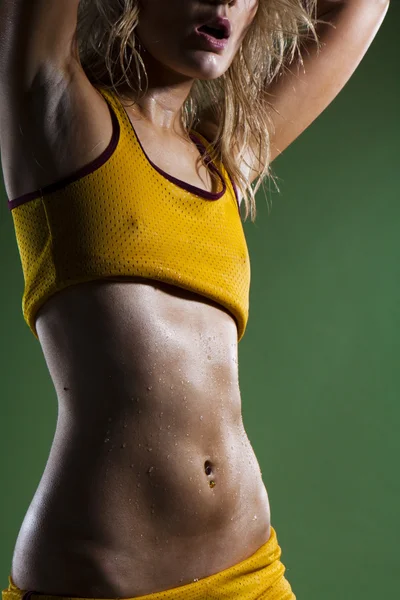 Schöner Fitness-Körper — Stockfoto
