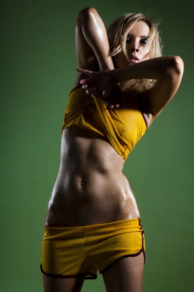 Belo corpo fitness — Fotografia de Stock