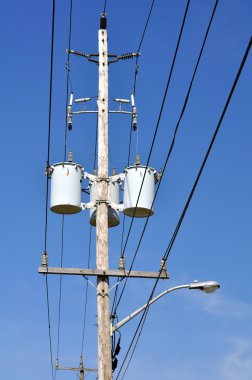 Electrical pole clipart