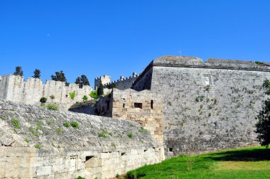 Medieval fortress of Rhodes.