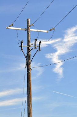 Electrical pole clipart