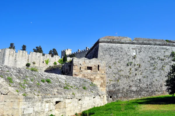 Fortaleza medieval de Rodas . — Foto de Stock