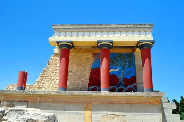 Archaeological site of Knossos. Crete. — Stock Photo, Image