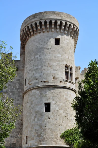 Mittelalterliche Festung der Rhodos. — Stockfoto