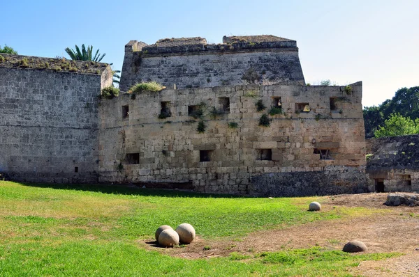 Medieval fortress of Rhodes. — Stockfoto