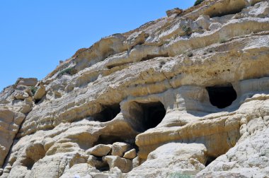 Roma mezarlığına matala, Girit.