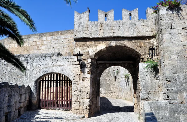 Fortaleza medieval de Rodas, Grecia —  Fotos de Stock
