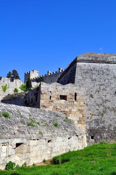 Средневековая крепость Родос . — стоковое фото