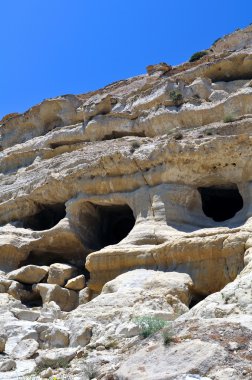 Roma mezarlığına matala, Girit.