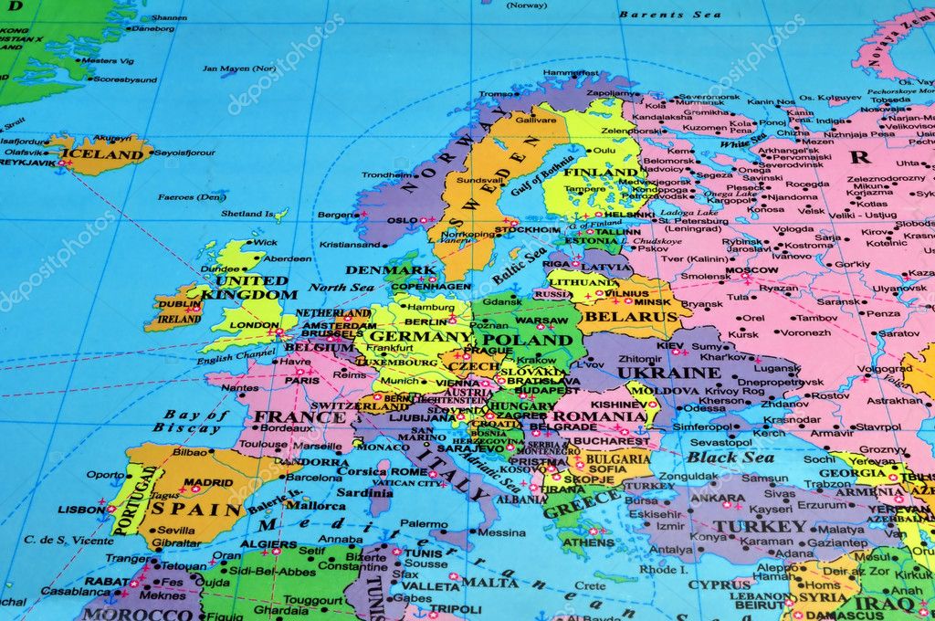 Europe map — Stock Photo © FER737NG #3038210