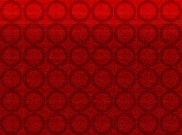 Red carpet texture with round shape — Stock Photo, Image