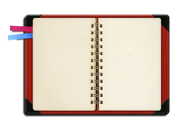 Cuaderno con marcador —  Fotos de Stock
