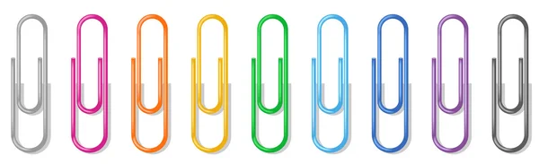 Color paperclips — Stock Photo, Image