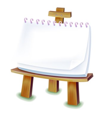 Easel clipart