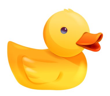 Toy duck clipart