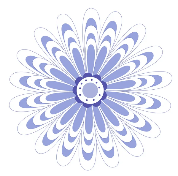 Padrão de flor azul — Fotografia de Stock