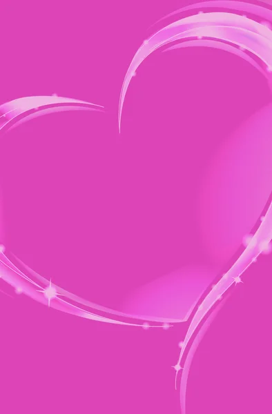 Fondo corazón rosa — Foto de Stock