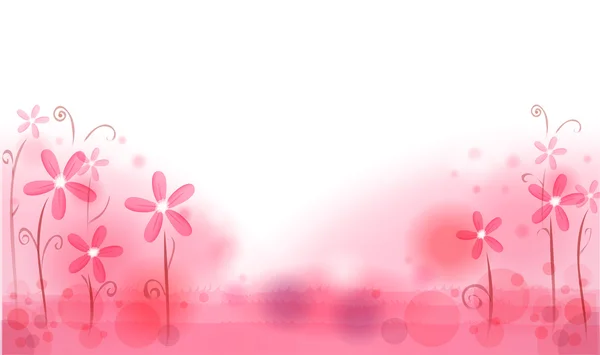 抽象的なピンクの花の背景 — ストック写真