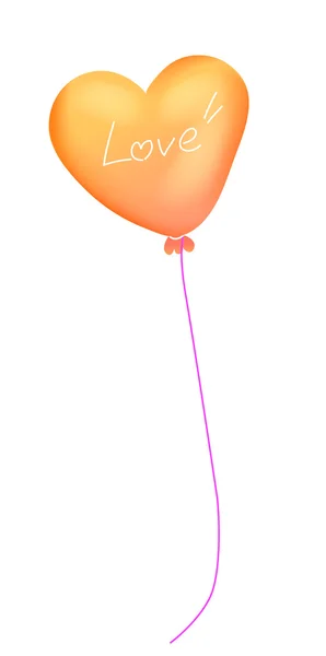 Kalp balon — Stok fotoğraf