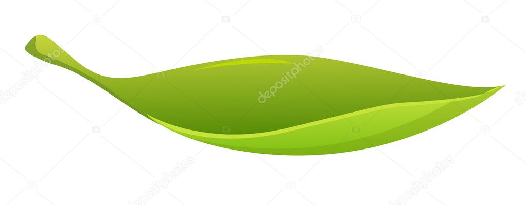 Leaf-shaped boat