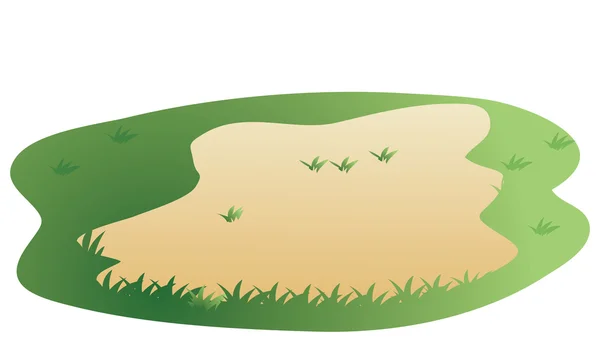 Groene gazon en gras — Stockfoto