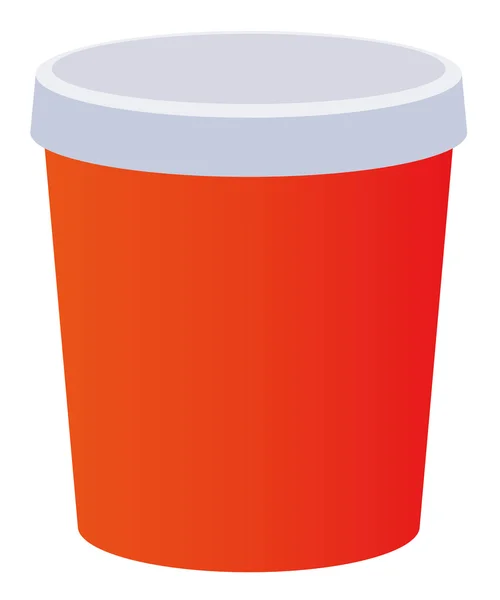 A red beverage cup — Stock Photo, Image