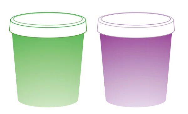 Color plastic cup — Stock Photo, Image