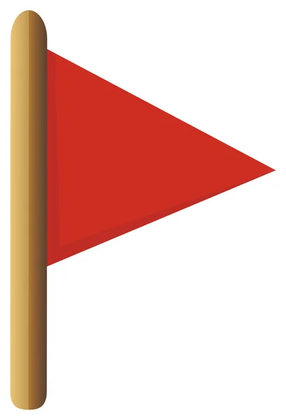 붉은 깃발 — 스톡 사진