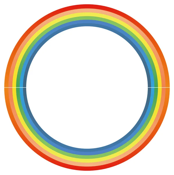 Regnbåge cirkel — Stockfoto