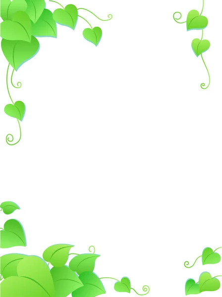 Grüne Blätter und Reben — Stockfoto