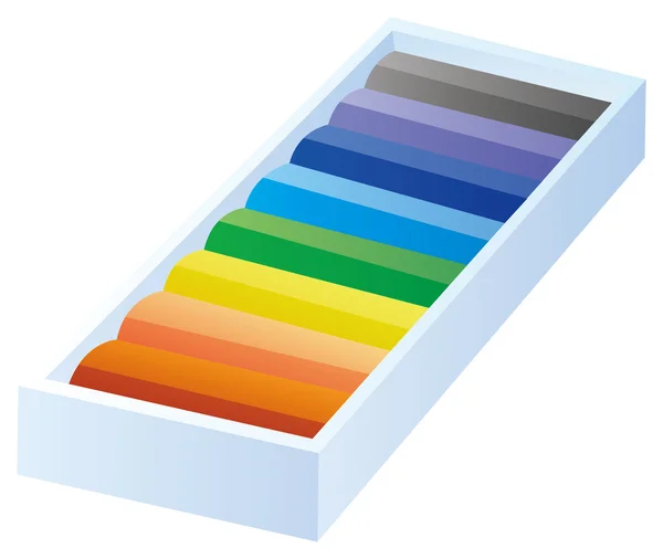 The colours crayon — Stock Photo, Image