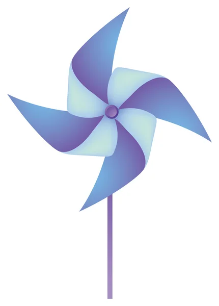 Blue windmill — Stock Photo, Image