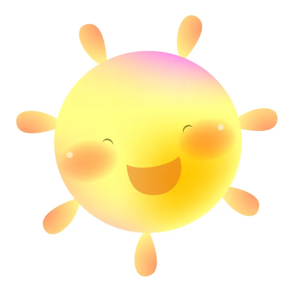 Cartoon Sun Face Stock Photo by ©realrocking 3009488